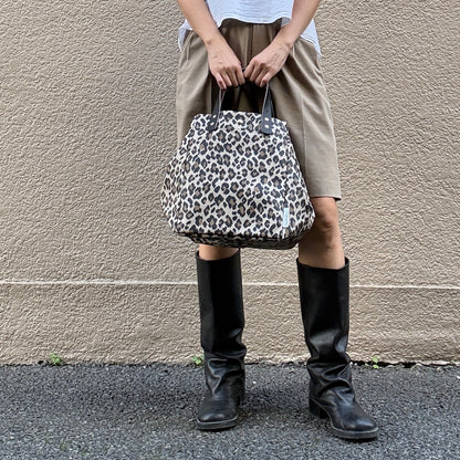 <2026年AW新先＞「軽くて拭ける」Coated PVC Leopard（SQL)