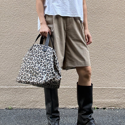<2026年AW新先＞「軽くて拭ける」Coated PVC Leopard（SQL)