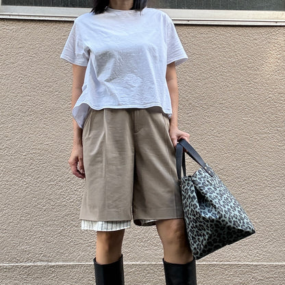 <2026年AW新先＞「軽くて拭ける」Coated PVC Leopard（SQL)