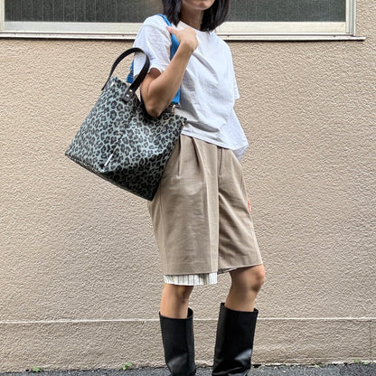 <2026年AW新先＞「軽くて拭ける」Coated PVC Leopard（SQL)