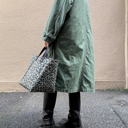 <2026年AW新先＞「軽くて拭ける」Coated PVC Leopard（SQL)