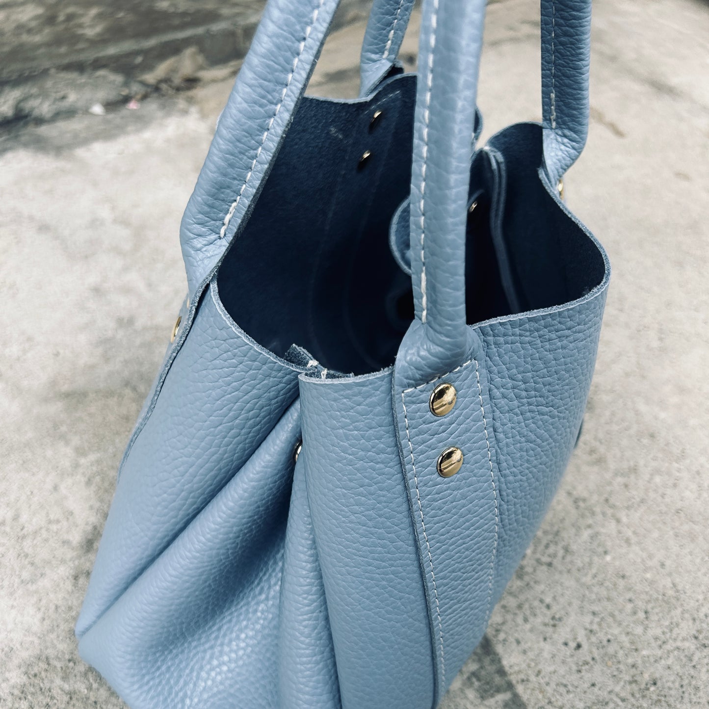 Cow Leather (Shallow Tote Size) WATERFALL