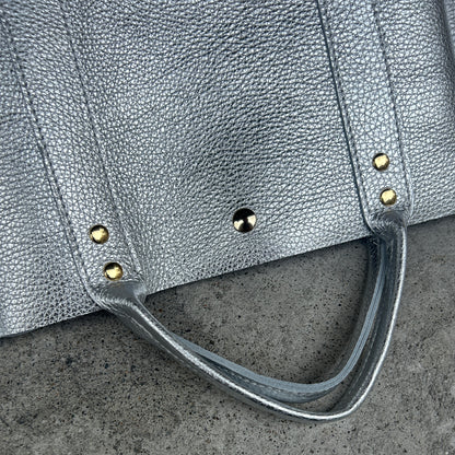 Cow Leather (Shallow Tote Size) ARGENTO