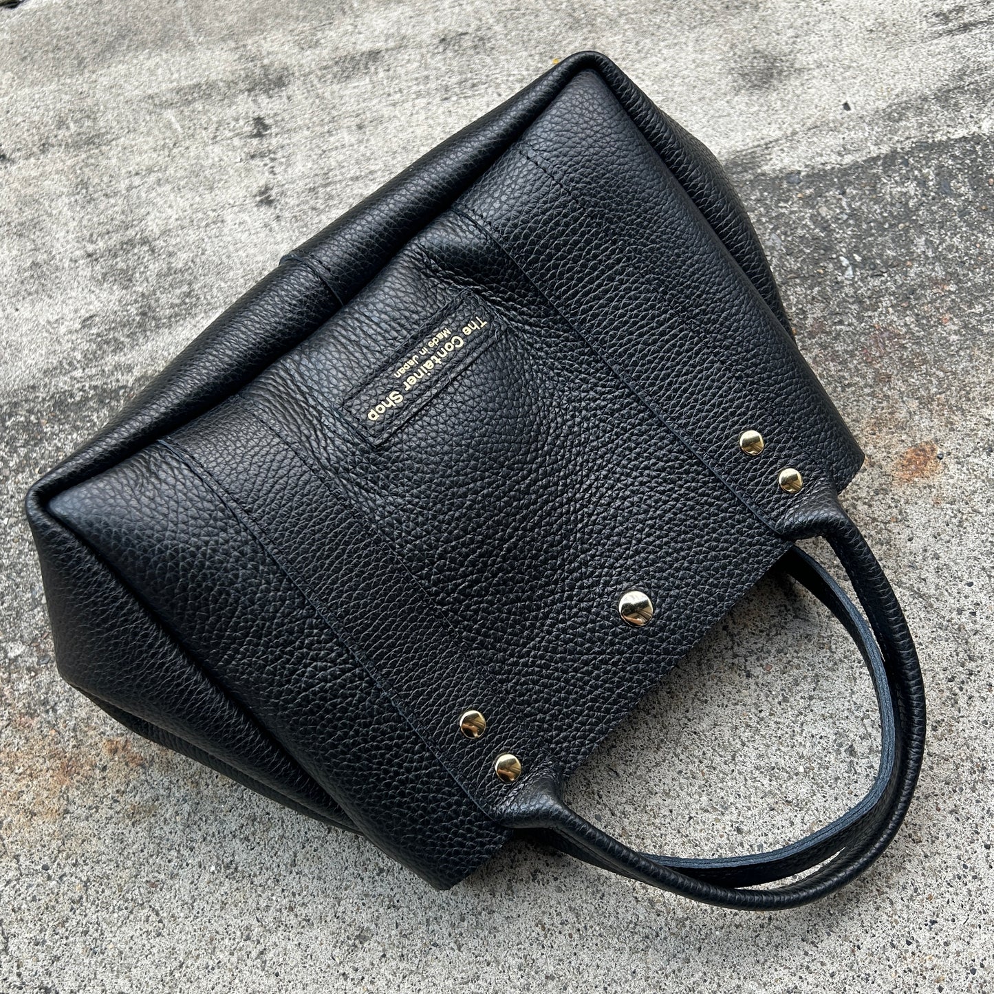 ＜New＞Cow Leather (Tote L size) BLACK