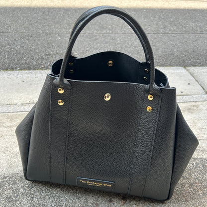 ＜New＞Cow Leather (Tote L size) BLACK
