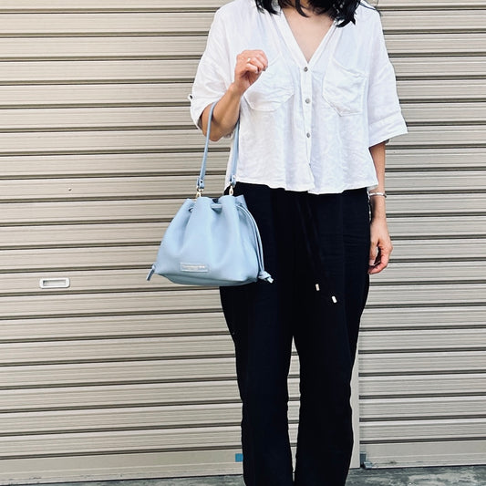 完売）Cow Leather（Kinchaku）WATERFALL