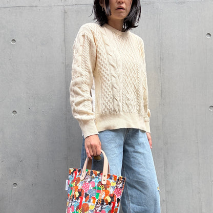 <Limited Quantity> "Lightweight and Easy to Wipe" Coated PVC (Round Bottom Bag) Strong Together