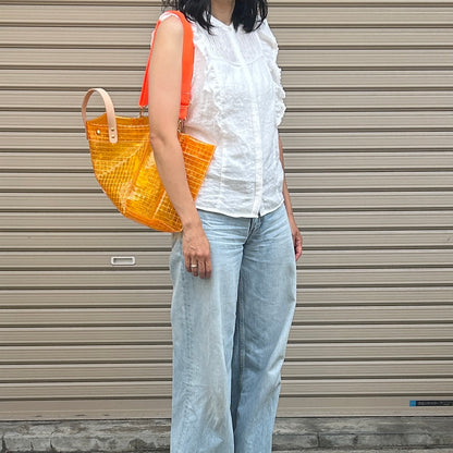 Industrial Materials/Tunned Leather/Tote Bag L