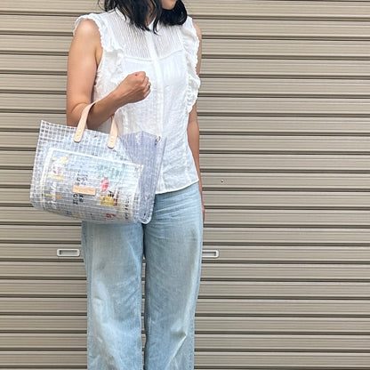 Industrial Materials/Tunned Leather/Tote Bag L