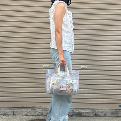 Industrial Materials/Tunned Leather/Tote Bag L