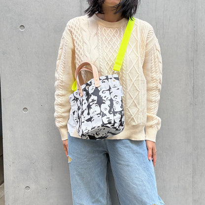 <Limited Quantity> "Lightweight and Wipeable" Coated PVC (Round Bottom Bag) INCROWD