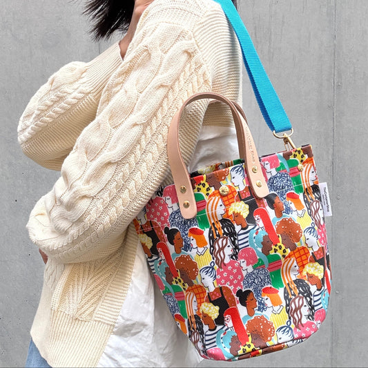 4月上旬＜数量限定＞「軽くて拭ける」Coated PVC（丸底バッグ）Strong Together