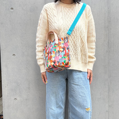 <Limited Quantity> "Lightweight and Easy to Wipe" Coated PVC (Round Bottom Bag) Strong Together