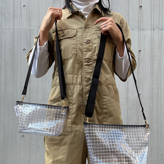 ＜受注生産＞クリア工業資材ポシェット（S)（M)