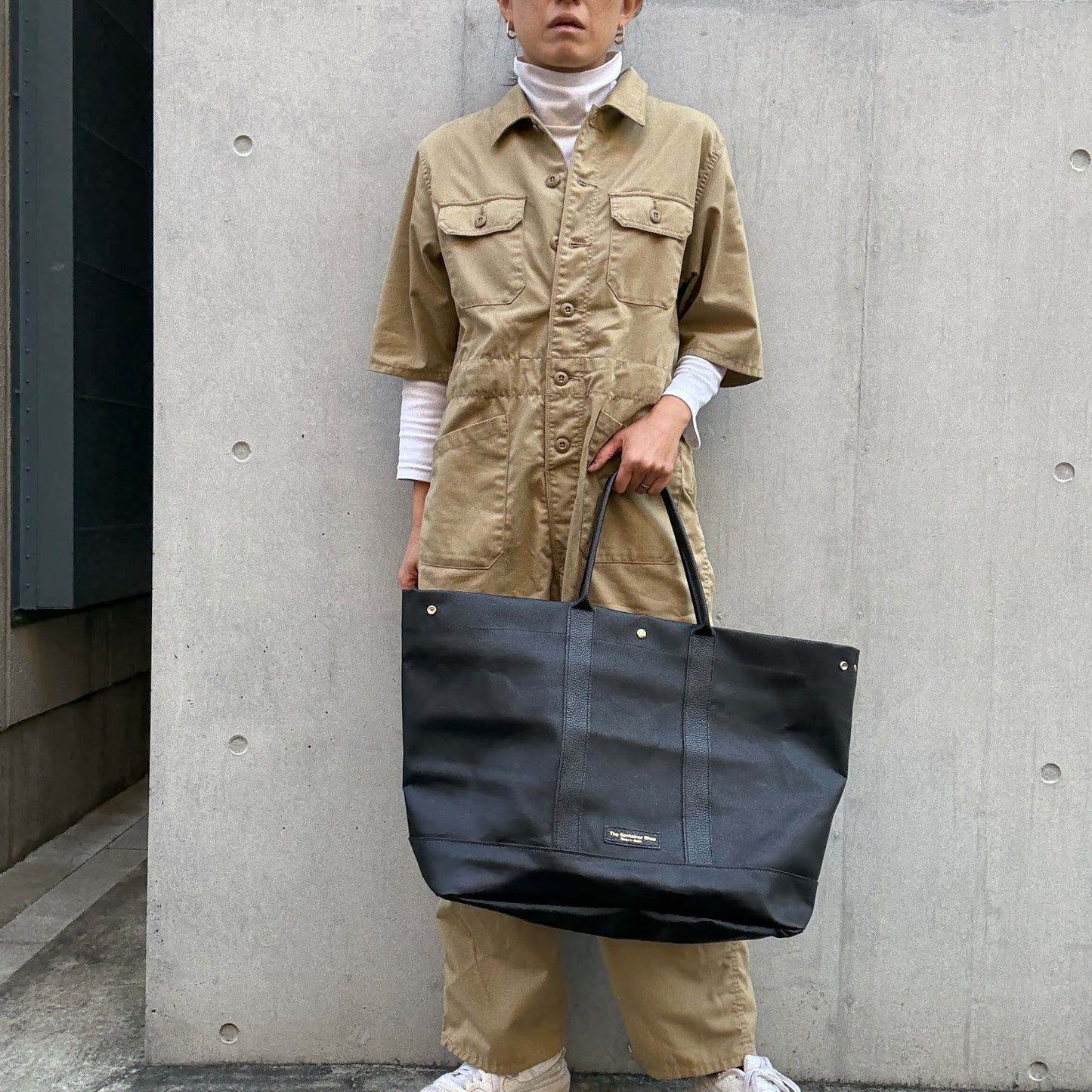 ＜先行発売＞「軽くて拭ける」Coated PVC Camouflage（トートXL）