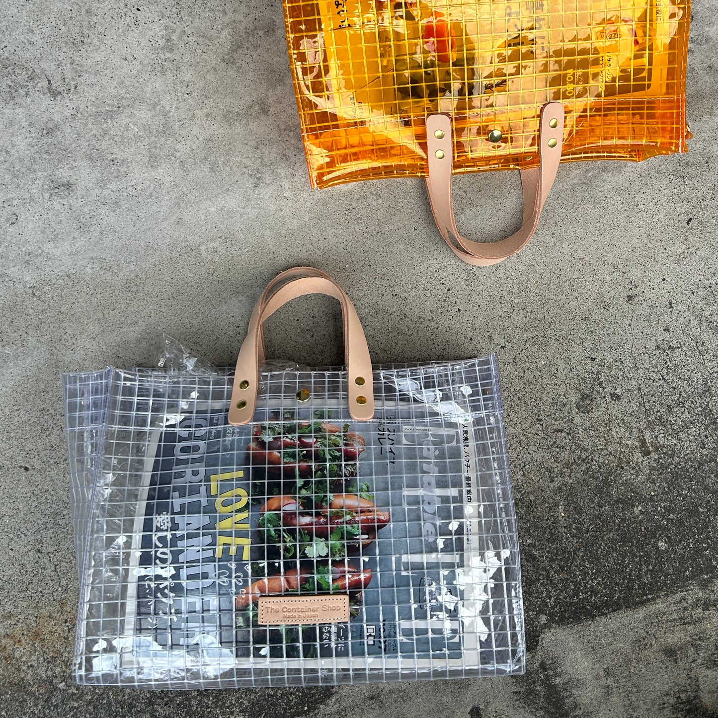 Industrial Materials/Tunned Leather/Tote Bag L