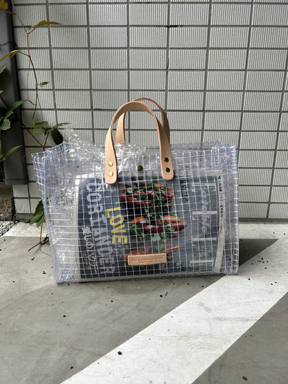 Industrial Materials/Tunned Leather/Tote Bag L