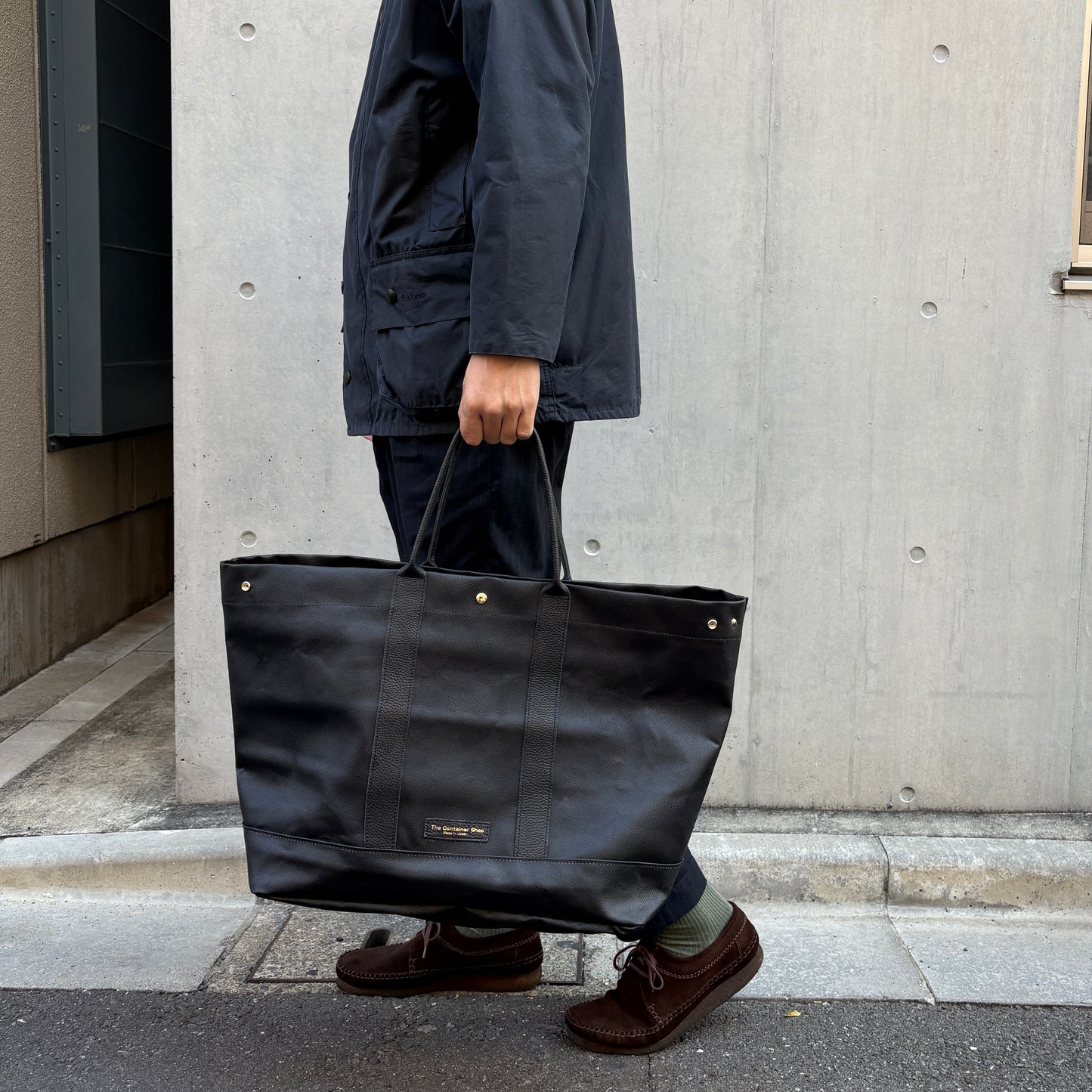 ＜先行発売＞「軽くて拭ける」Coated PVC Camouflage（トートXL）