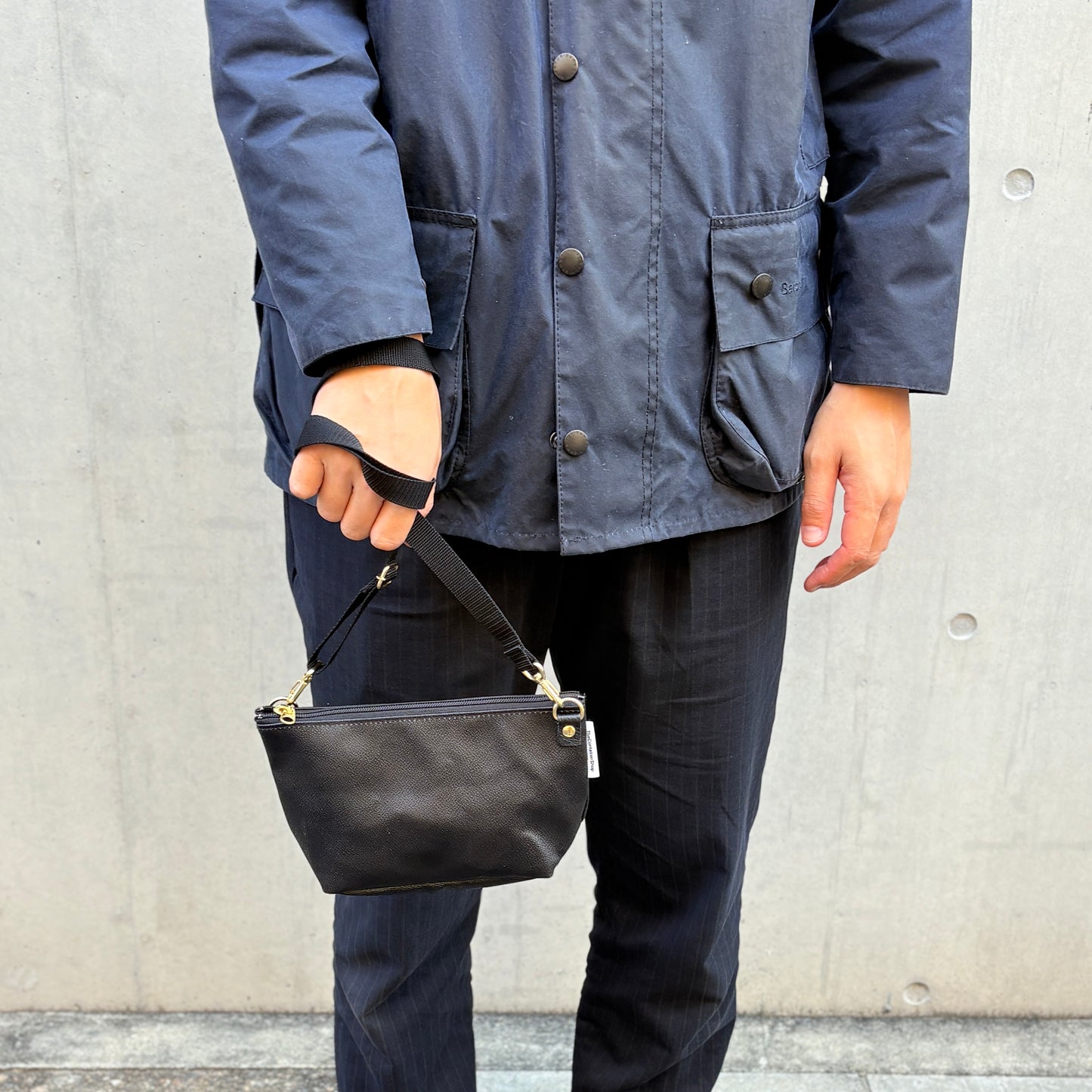 「軽くて拭ける」Coated PVC Camouflage（POCHETTE S)