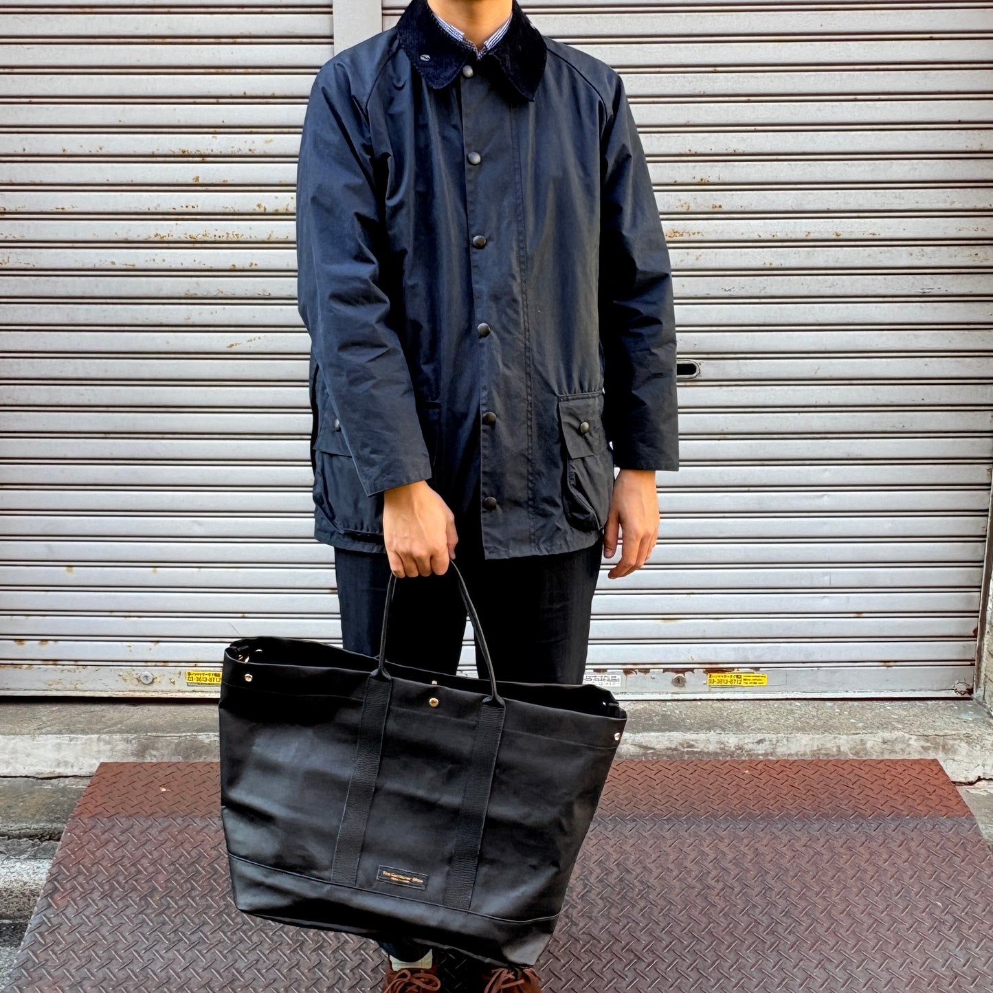 ＜先行発売＞「軽くて拭ける」Coated PVC Camouflage（トートXL）