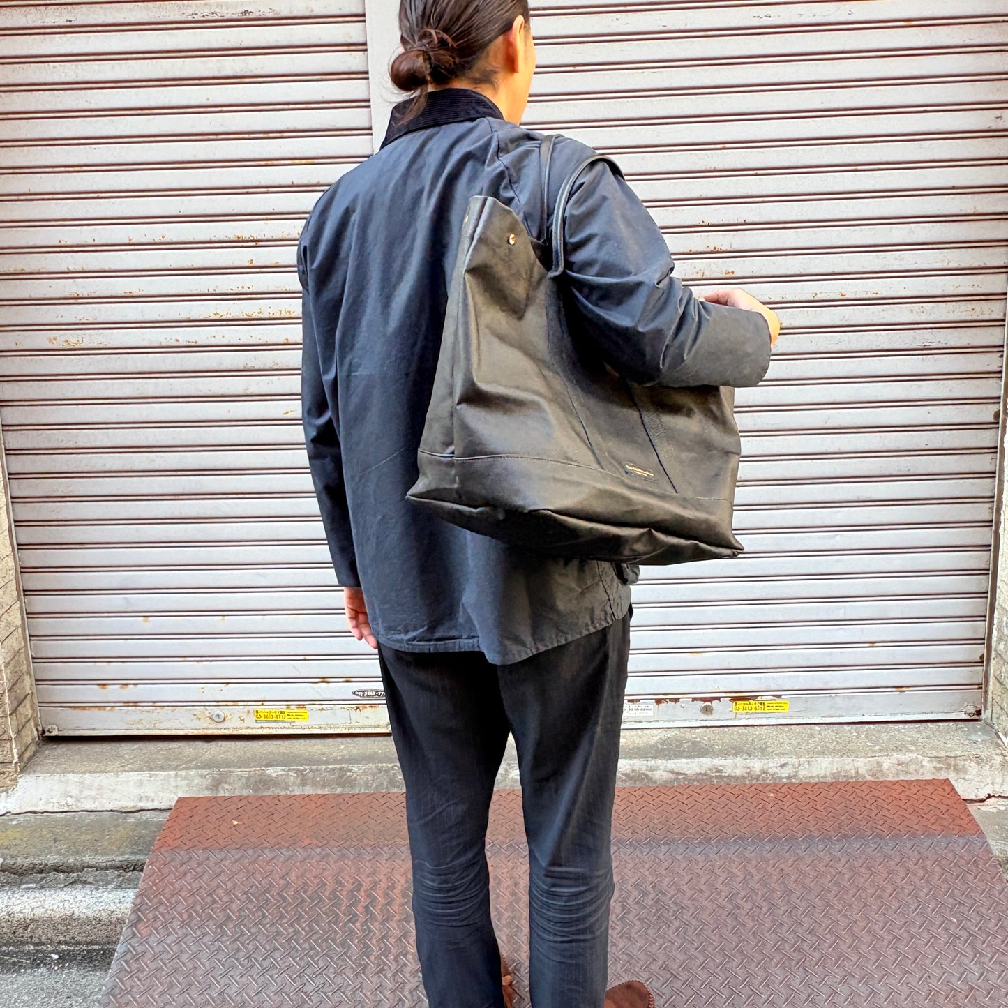 ＜先行発売＞「軽くて拭ける」Coated PVC Camouflage（トートXL）