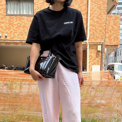 ＜再入荷＞Colored PVC(ClearHandle)ToteM/Black