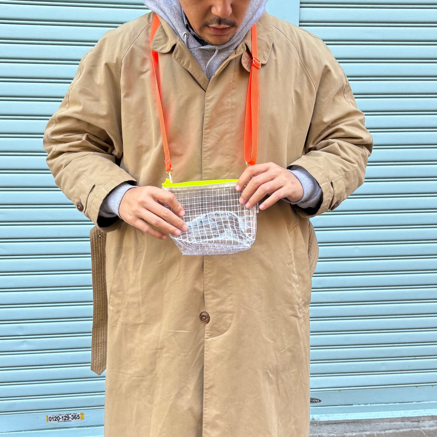 クリア工業資材 ポシェット(カラフルファスナー )