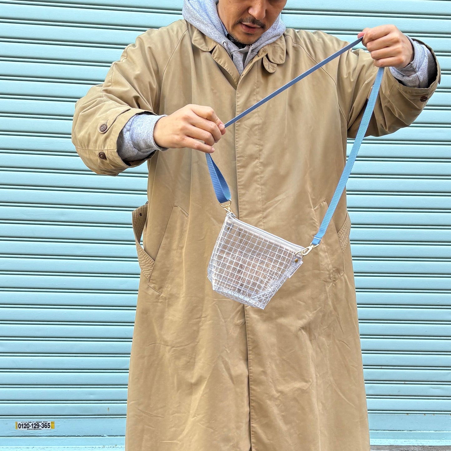 クリア工業資材 ポシェット(カラフルファスナー )