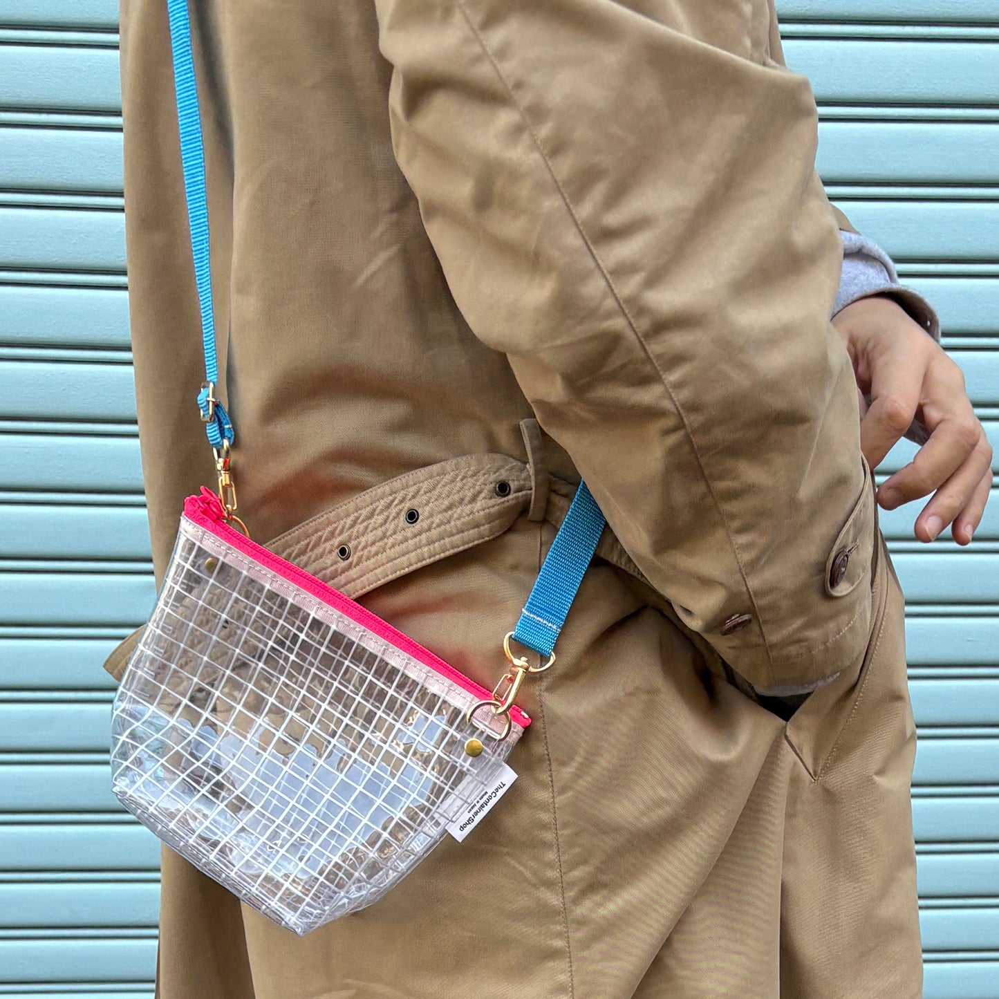 クリア工業資材 ポシェット(カラフルファスナー )