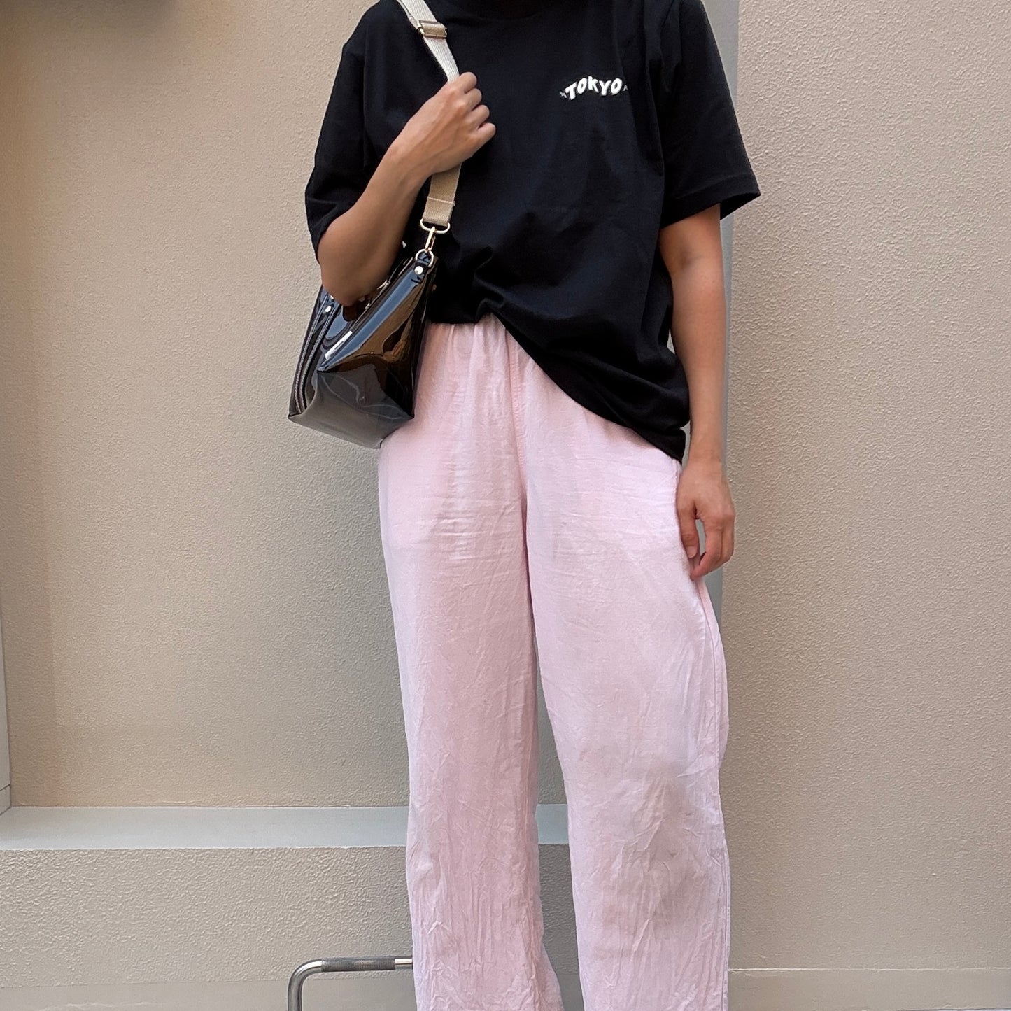 ＜再入荷＞Colored PVC(ClearHandle)ToteM/DarkBrown