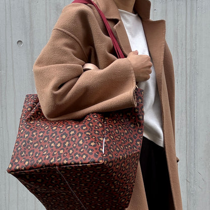 ＜数量限定＞「軽くて拭ける」Coated PVC Leopard（SQL)