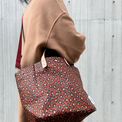 ＜数量限定＞「軽くて拭ける」Coated PVC Leopard（SQL)