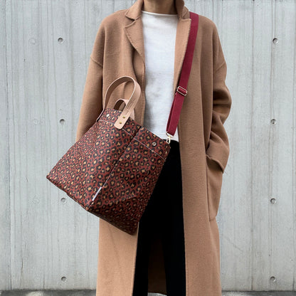 ＜数量限定＞「軽くて拭ける」Coated PVC Leopard（SQL)