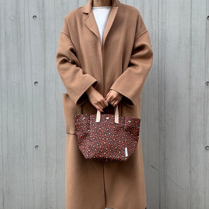 ＜数量限定＞「軽くて拭ける」Coated PVC Leopard（SQ)