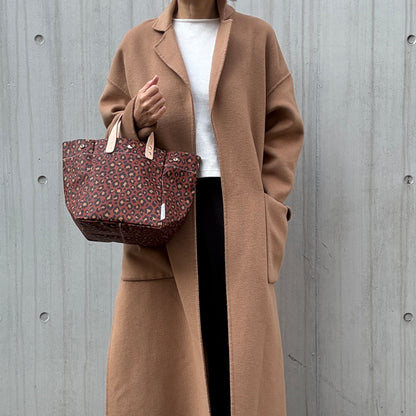 ＜数量限定＞「軽くて拭ける」Coated PVC Leopard（SQ)