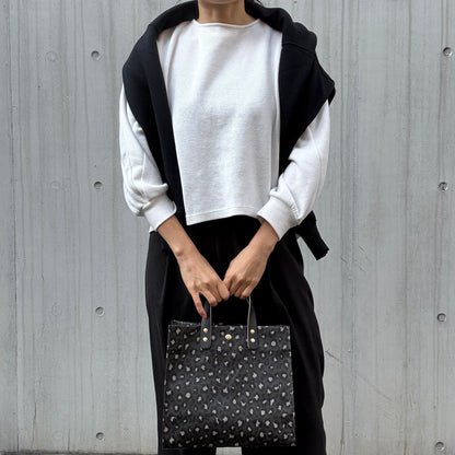 ＜数量限定＞「軽くて拭ける」Coated PVC Leopard（Rectangle M)