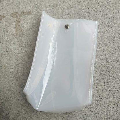 Colored PVC/Tumbler Pochette White