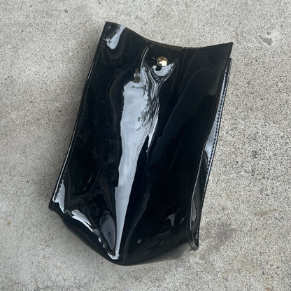 Colored PVC/Tumbler Pochette Black