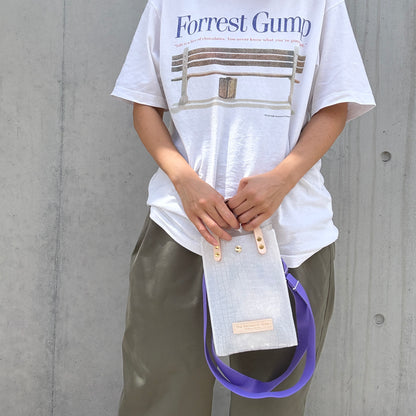 新色数量限定＜8月下旬発送＞Colored PVC(LeatherHandle)Pochette/🐊Crocodile GYUNYU