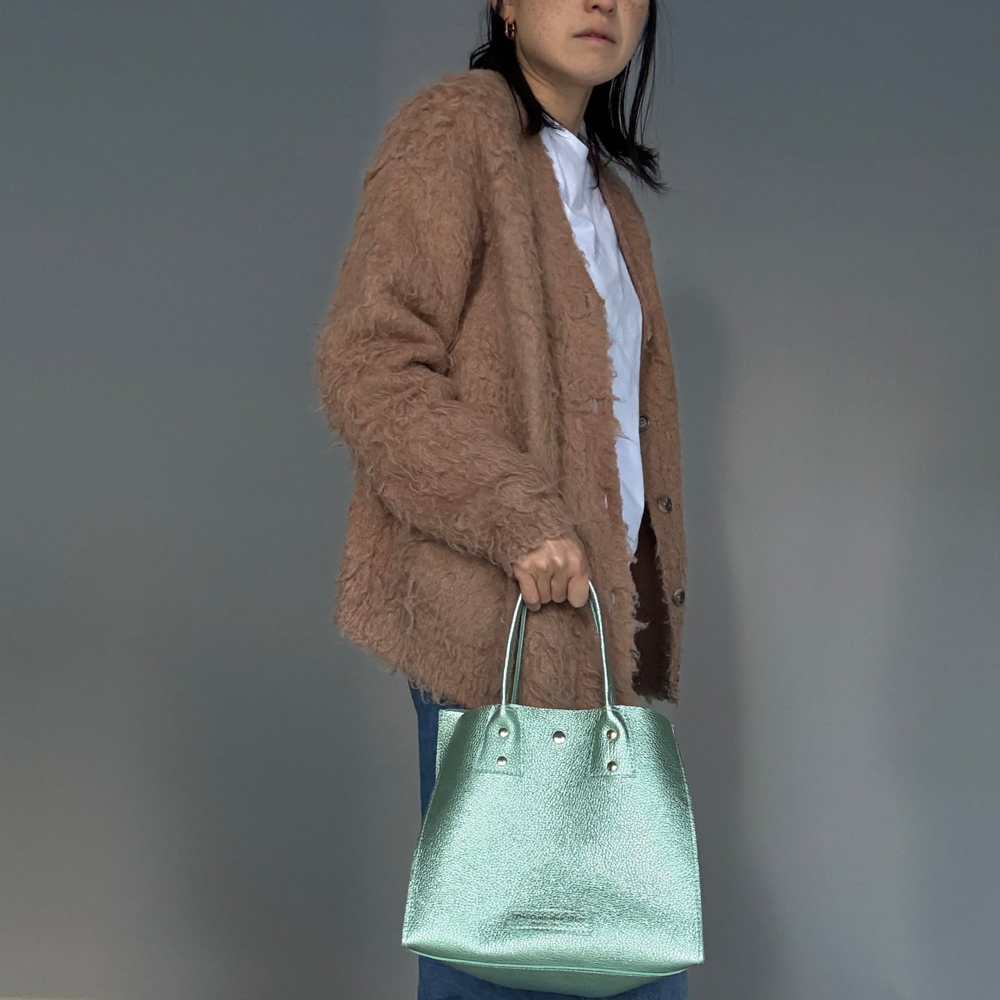 Cow Leather（Tote M）Metheric Green