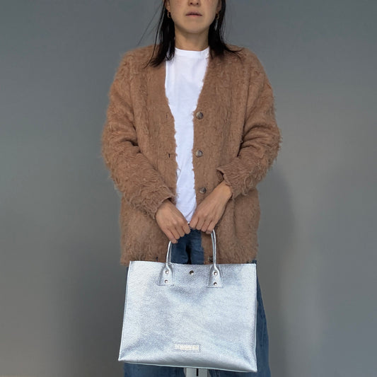 Cow Leather（Tote L）Argento