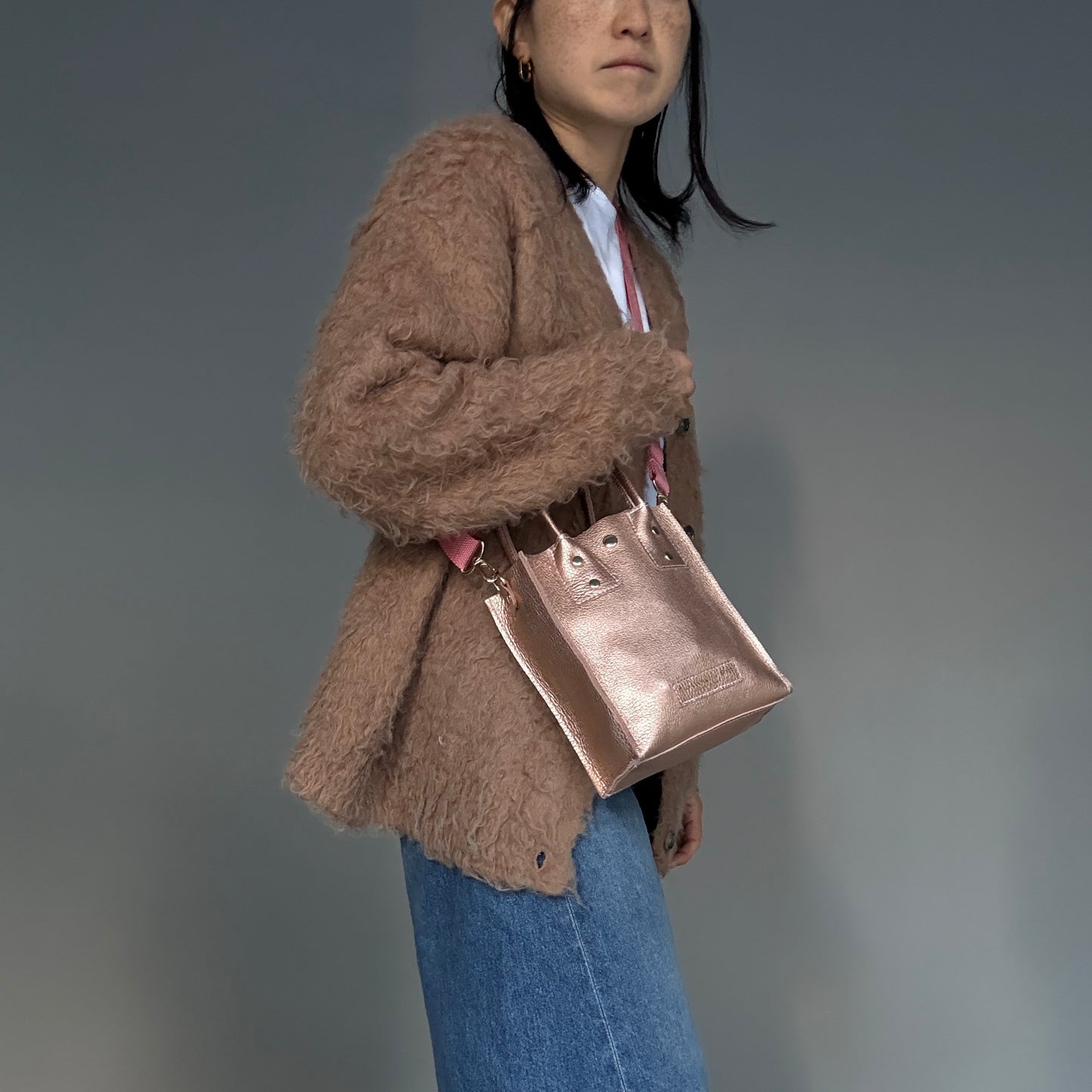 Cow Leather (Tote S) Argento