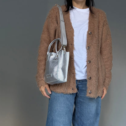 Cow Leather（Tote S）Argento