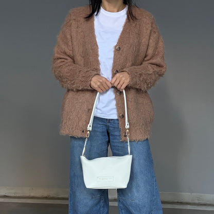 Cow Leather　3ways（Sholder Bag S) Argento