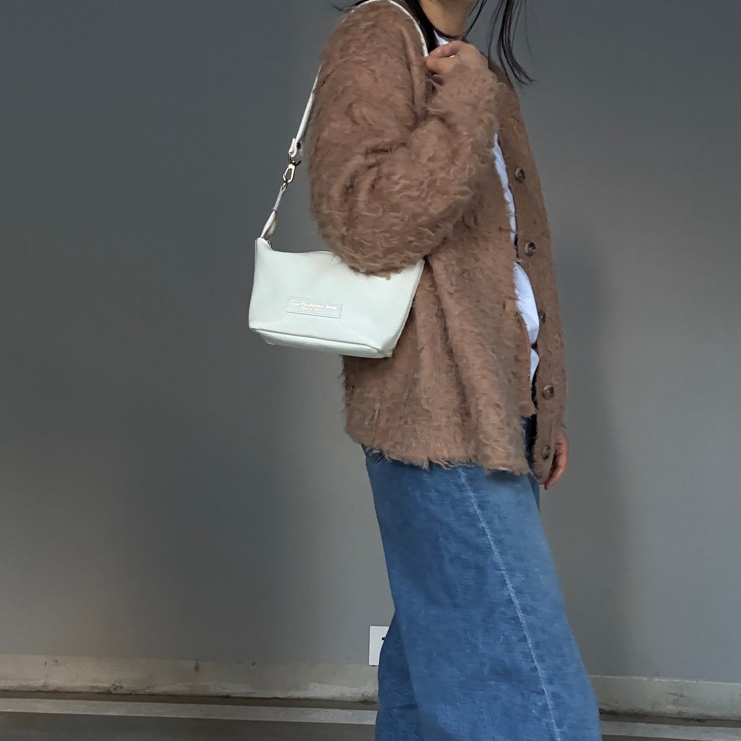 Cow Leather　3ways（Sholder Bag S) Argento