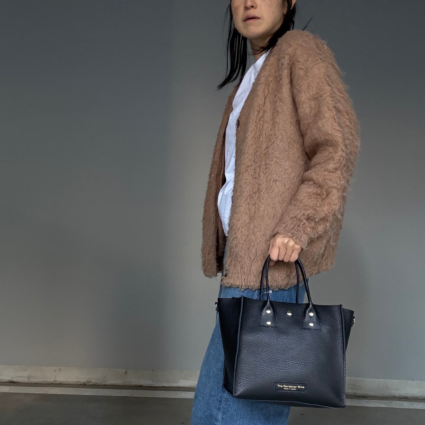 Cow Leather（Tote M）Black