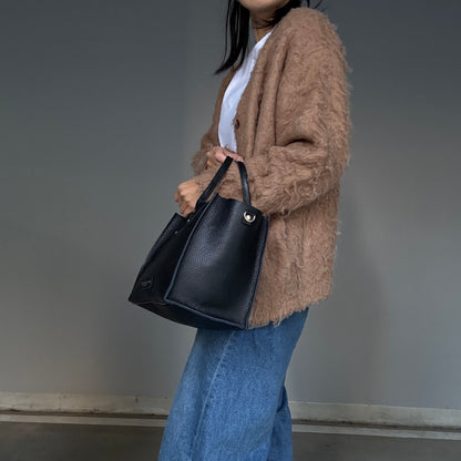 Cow Leather（Tote M）Black