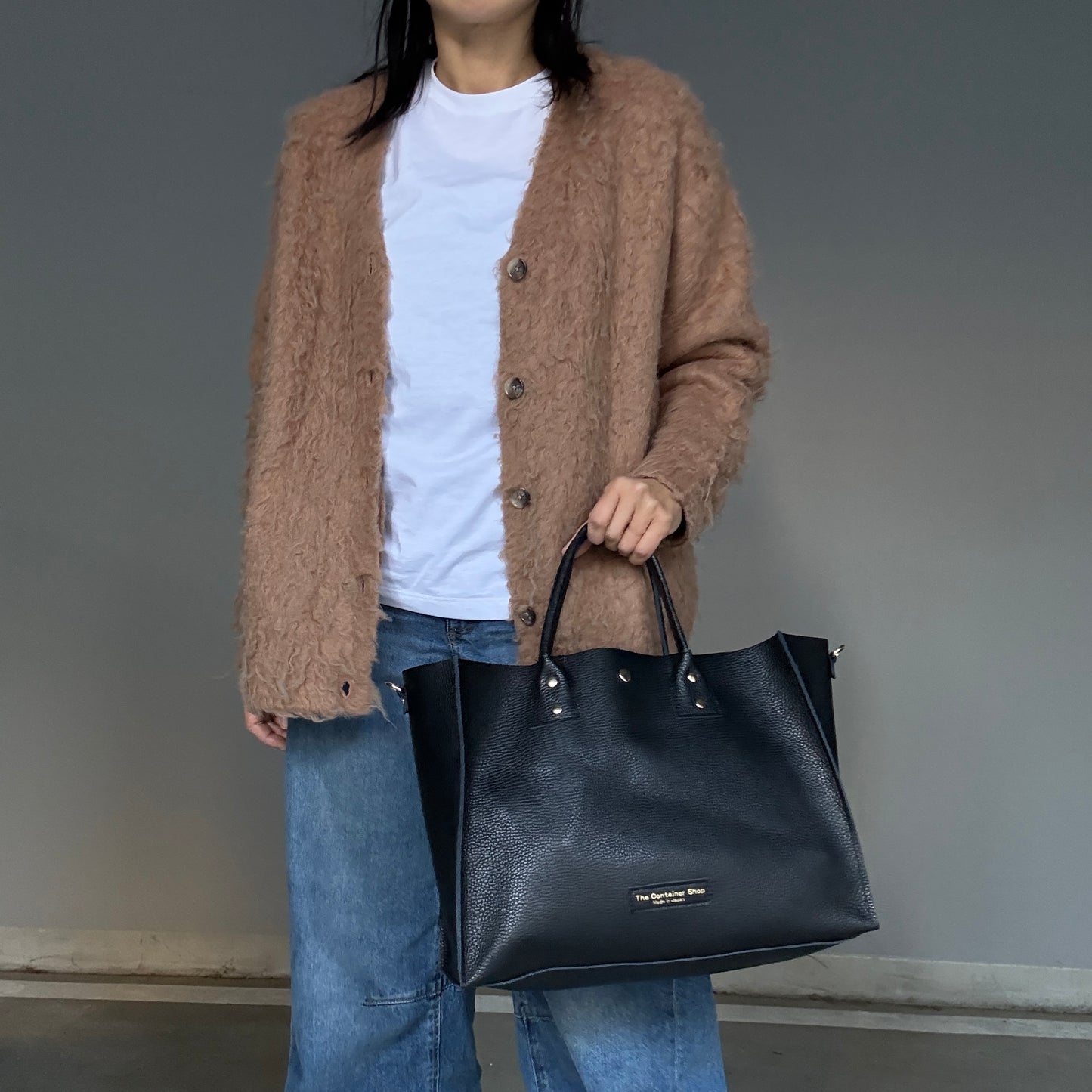 Cow Leather（Tote L）Black