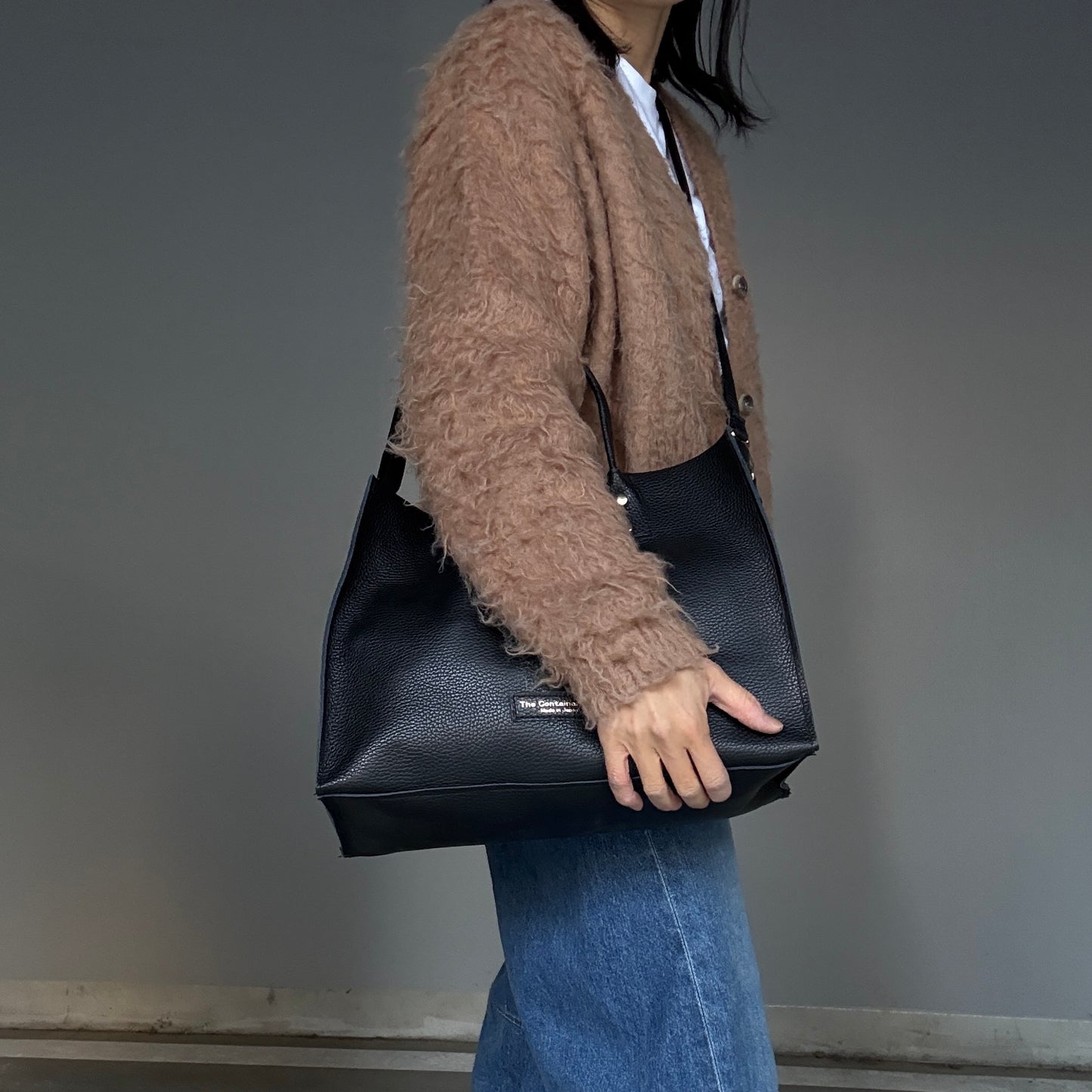 Cow Leather（Tote L）Black