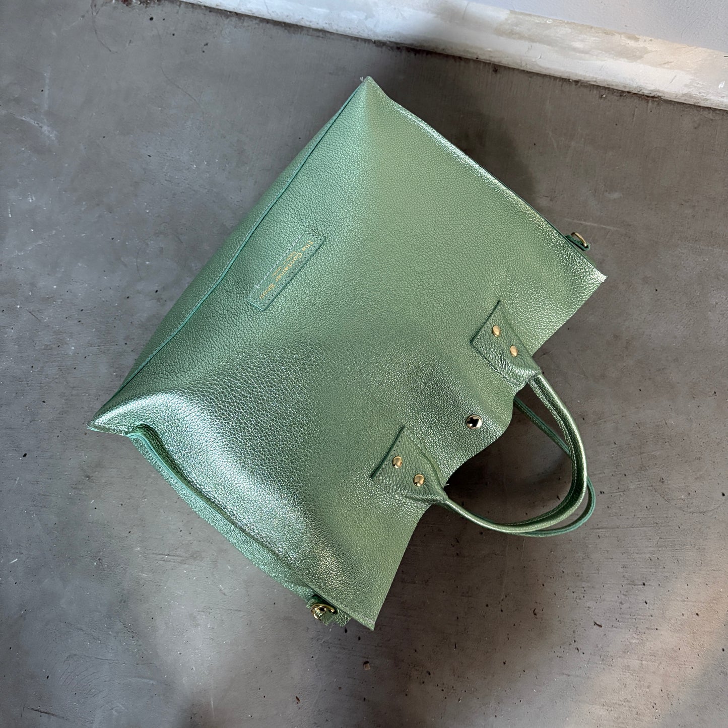 Cow Leather（Tote L）Methric Green